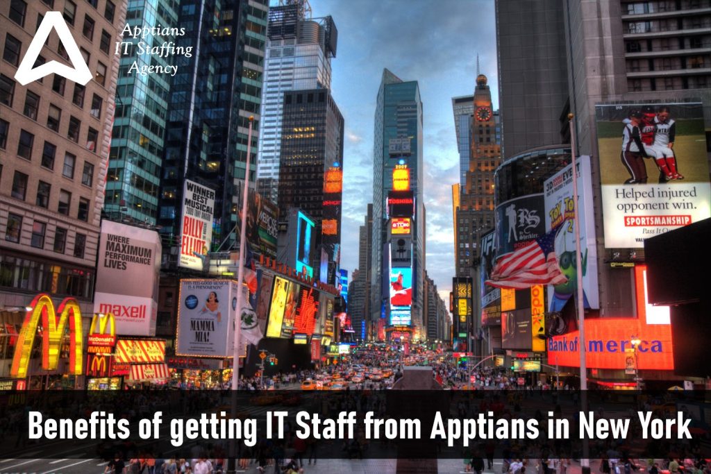 Benefits of getting IT Staff from Apptians IT Staffing Agency in New York